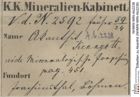Etiketten zu Akanthit (NHMW-MIN-Ab2238)